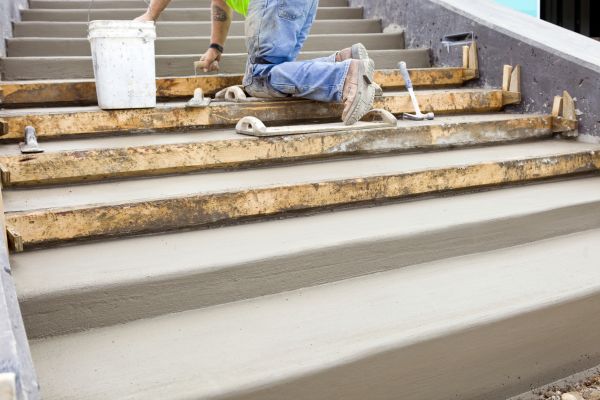 Concrete Steps Pouring in Truckee