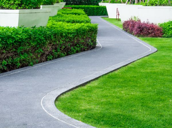 Walkway Curb Installation in Truckee