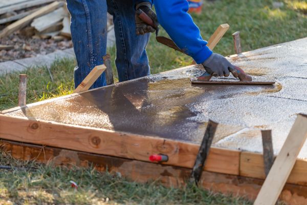 Patio Slab Construction in Truckee