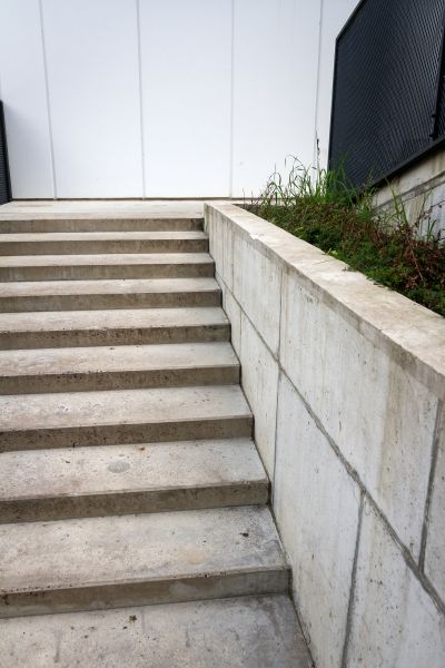 Cement Stair Installation in Truckee