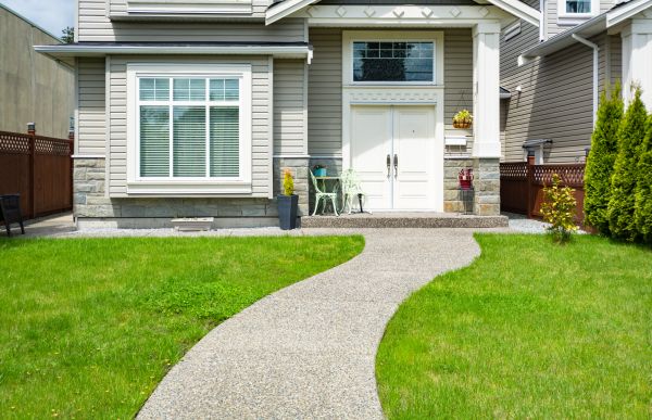 Concrete Path Construction in Truckee