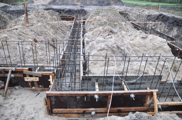 House Footing Construction in Truckee