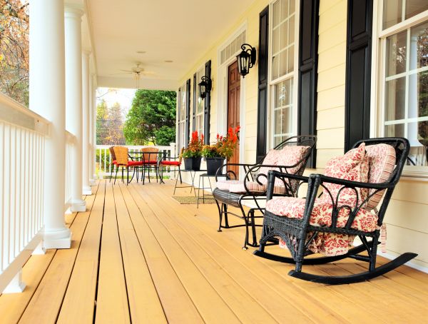 Front Porch Renovation in Truckee