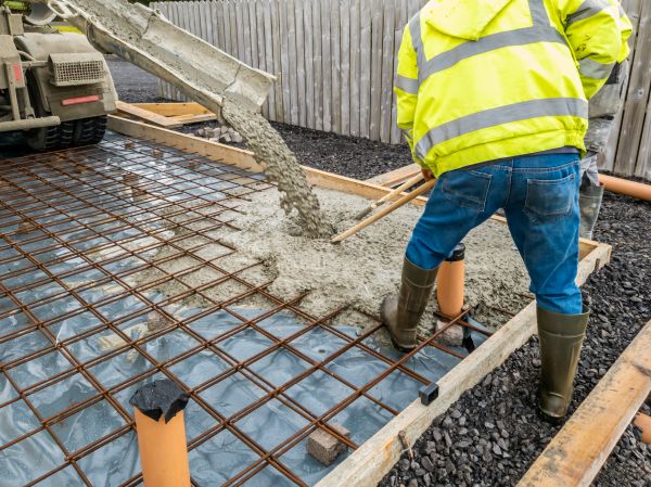 Basement Slab Pouring in Truckee