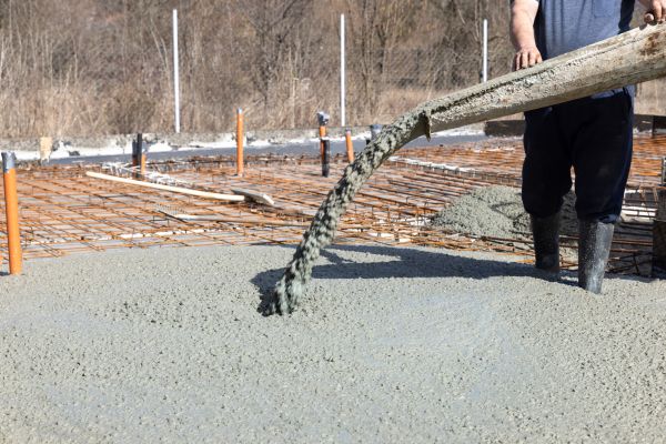 Pole Barn Slab Pouring in Truckee