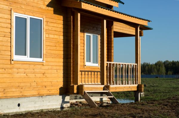 Cabin Footing Construction in Truckee
