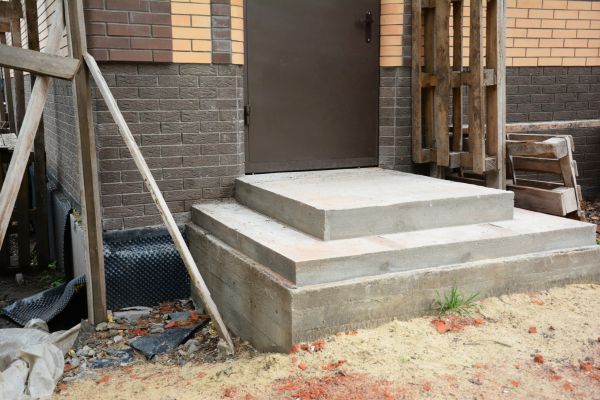 Cement Steps Construction in Truckee