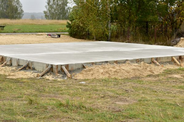 Garage Foundation Building in Truckee