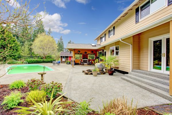 Pool Area Concreting in Truckee