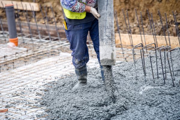 Cabin Foundation Pouring in Truckee