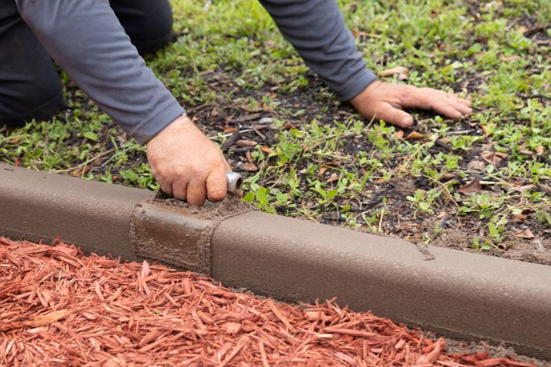 Flowerbed Edging Installation detail